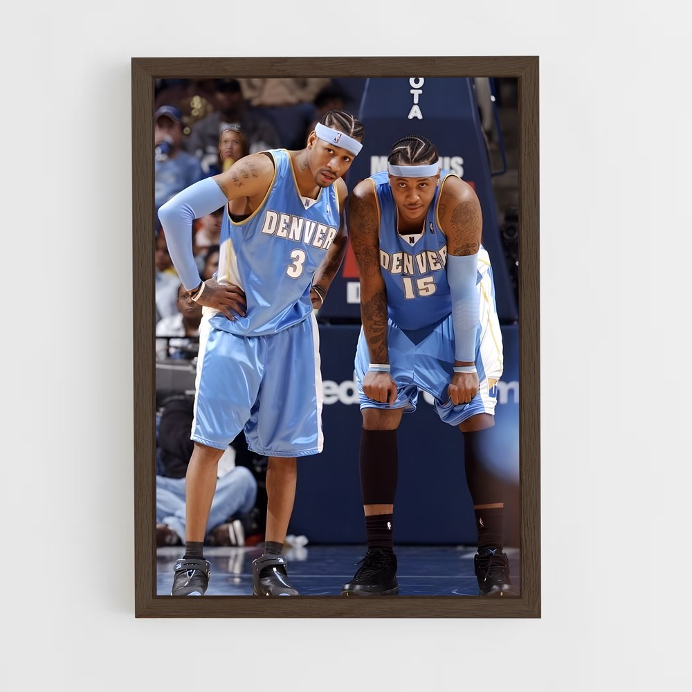 Poster Duel sur le Court – affiche Basketball (vue 5)